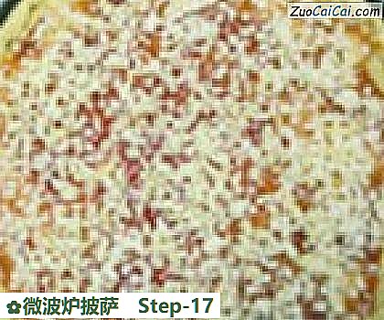 微波炉披萨做法第十七步骤