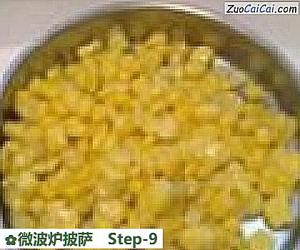 微波炉披萨做法第九步骤