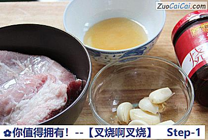 你值得拥有！－［叉烧啊叉烧］做法第一步骤