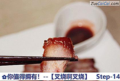 你值得拥有！－［叉烧啊叉烧］做法第十四步骤