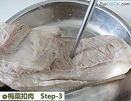 梅菜扣肉做法第三步骤