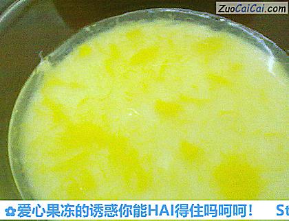 爱心果冻的诱惑你能HAI得住吗呵呵!做法第十一步骤