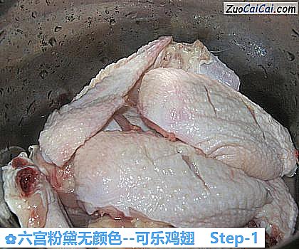 可乐鸡翅做法第一步骤