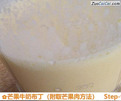 芒果牛奶布丁做法第九步骤