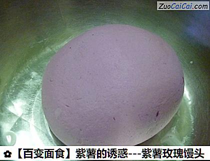 紫薯的诱惑做法第五步骤