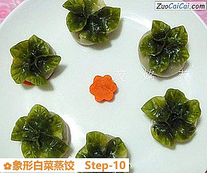 象形白菜蒸饺做法第十步骤
