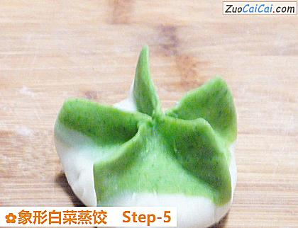 象形白菜蒸饺做法第五步骤