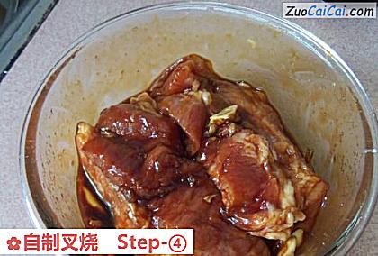 自制叉烧做法第四步骤