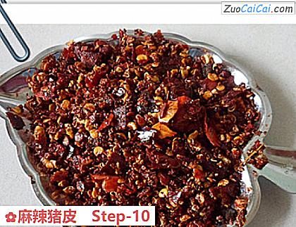 麻辣猪皮做法第十步骤