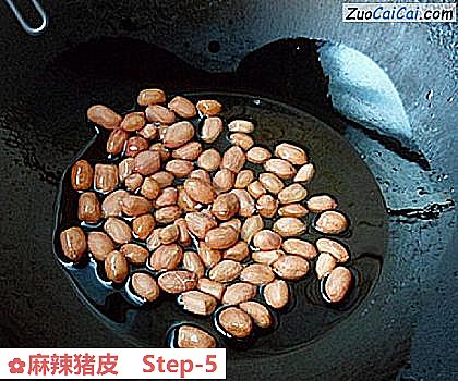 麻辣猪皮做法第五步骤