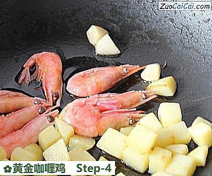 黄金咖喱鸡做法第四步骤