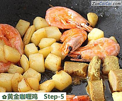 黄金咖喱鸡做法第五步骤