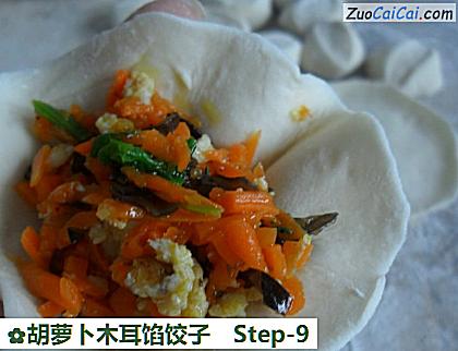 胡萝卜木耳馅饺子做法第九步骤