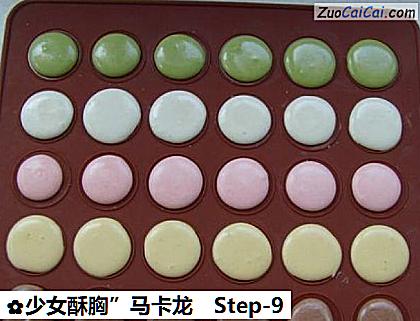 少女酥胸”马卡龙做法第九步骤