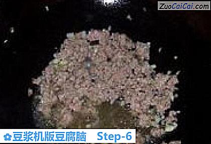 豆浆机版豆腐脑做法第六步骤