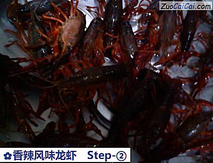 香辣风味龙虾做法第二步骤