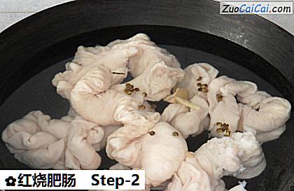 红烧肥肠做法第二步骤