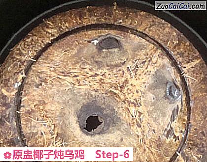 原盅椰子炖乌鸡做法第六步骤