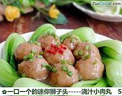 -浇汁小肉丸做法第八步骤