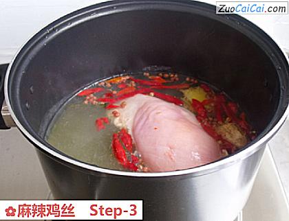 麻辣鸡丝做法第三步骤