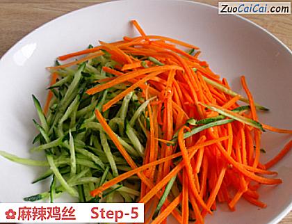 麻辣鸡丝做法第五步骤