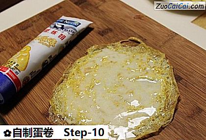 自制蛋卷做法第十步骤