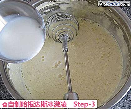 自制哈根达斯冰激凌做法第三步骤