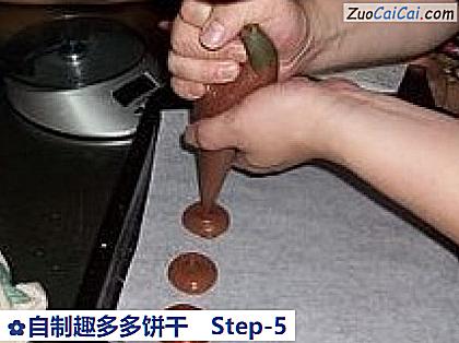 自制趣多多饼干做法第五步骤