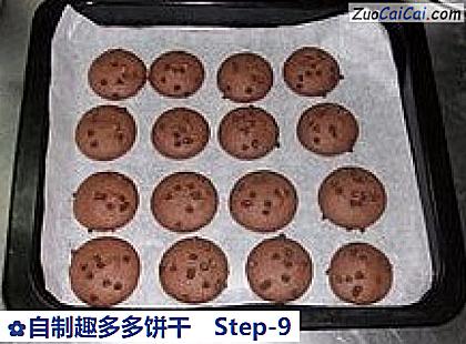 自制趣多多饼干做法第九步骤