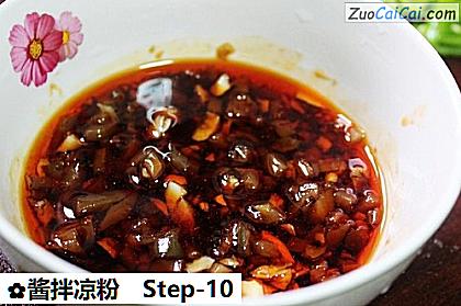 酱拌凉粉做法第十步骤