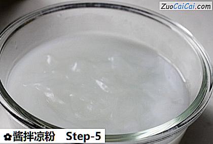 酱拌凉粉做法第五步骤