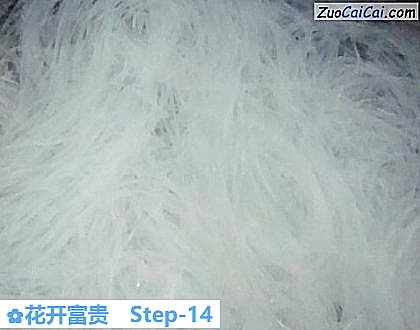 花开富贵做法第十四步骤