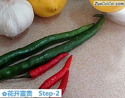 花开富贵做法第二步骤