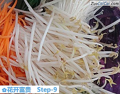 花开富贵做法第九步骤