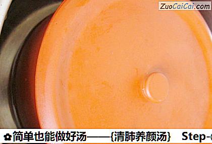简单也能做好汤——［清肺养颜汤］做法第三步骤
