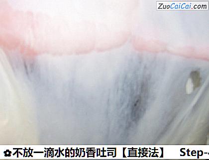 不放一滴水的奶香吐司做法第四步骤