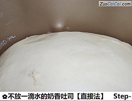 不放一滴水的奶香吐司做法第五步骤