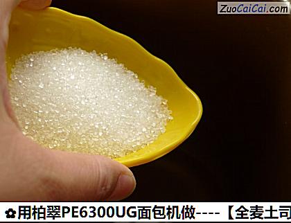 用柏翠PE6300UG面包机做做法第三步骤