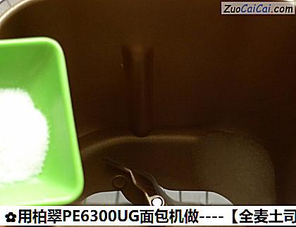 用柏翠PE6300UG面包机做做法第四步骤