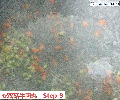 双菇牛肉丸做法第九步骤