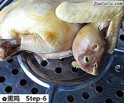 熏鸡做法第六步骤