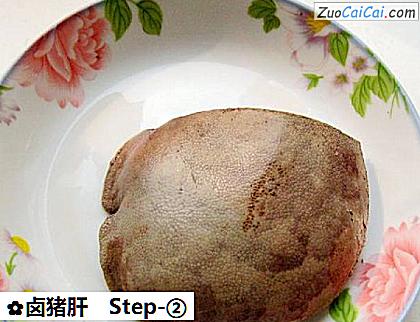 卤猪肝做法第二步骤