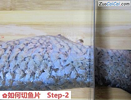 如何切鱼片做法第二步骤