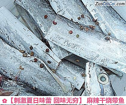 麻辣干烧带鱼做法第三步骤