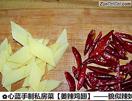 姜辣鸡翅做法第三步骤