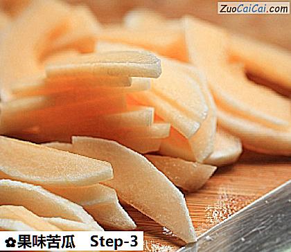 果味苦瓜做法第三步骤