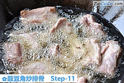 酸豆角炒排骨做法第十一步骤