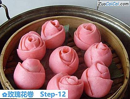 玫瑰花卷成品图1