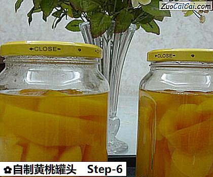 自制黄桃罐头做法第六步骤