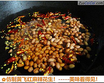 仿制黄飞红麻辣花生做法第三步骤